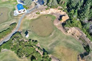 Sheep Ranch 11th Green Volcano Aerial